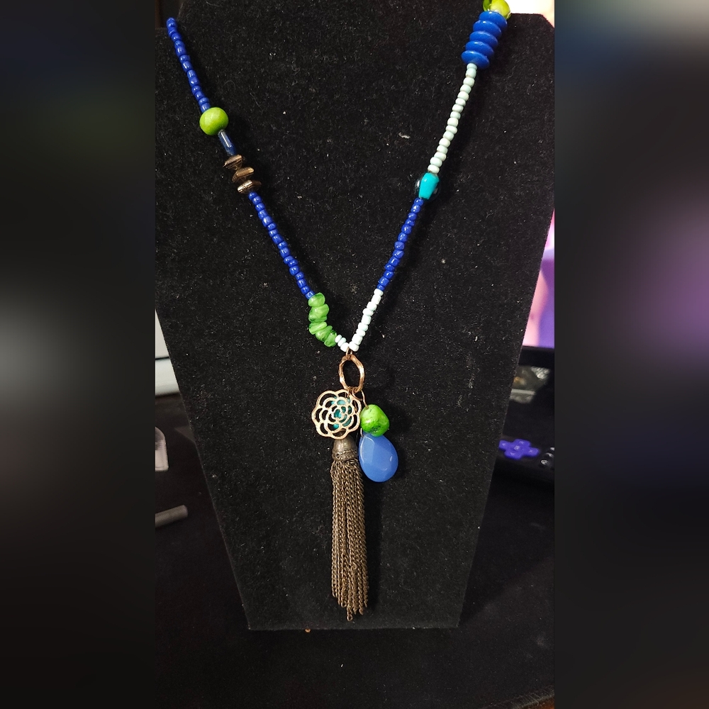 Erica Lyons Signed Beaded Necklace